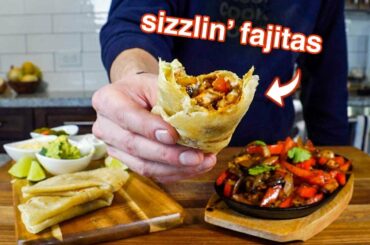 Easy Weekday Sizzling Chicken Fajitas at Home