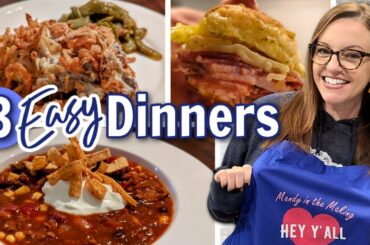 3 EASY DINNER IDEAS | DINNER INSPIRATION | WINNER DINNERS | NO. 121