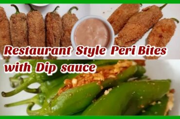 Restaurant Style Crispy Chilli Bites With Special Dip Sauce | Easy recipe by Anila Halani