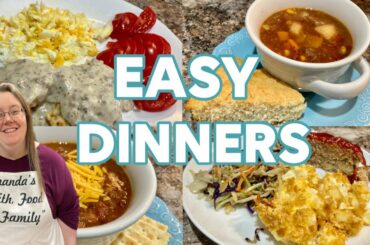 4 EASY PANTRY DINNER IDEAS | WHAT'S FOR DINNER? | EASY WEEKNIGHT MEALS | COOK WITH ME