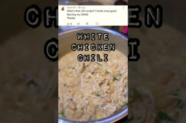 Everyone wants this white chicken chili recipe