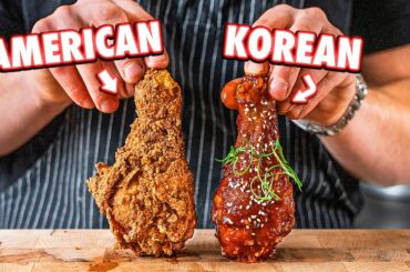 Korean Fried Chicken Vs. American Fried Chicken