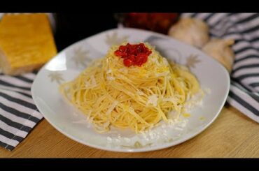 Spaghetti with Garlic, Oil and Chilli Pepper - Quick and tasty recipe