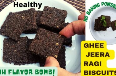 Let's Bake Easy Namkeen Biscuit Recipe With Ragi, Jeera, Kalonji, Ghee in Air fryer #10dayschallenge