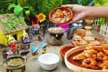 Chilli Garlic Prawns Recipe | shrimp recipes for dinner | Garlic Prawn Recipes In Miniature Kitchen
