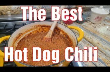 The Best Hot Dog Chilli