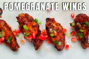 Smoked Pomegranate Chicken Wings Recipe