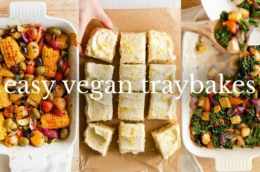 VEGAN TRAY BAKE 3 WAYS | Easy Beginner Recipes