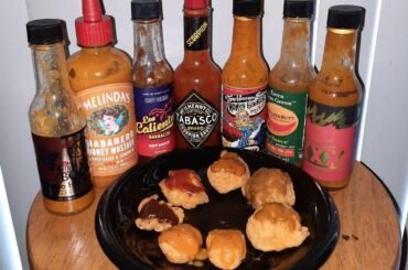 A nice mini Hot Ones challenge for myself.