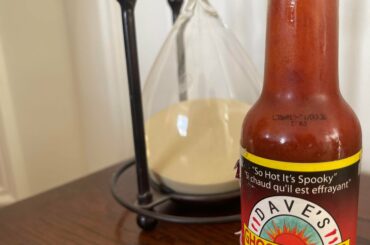 This bottle of Dave's Insanity I've had since around 1998 and is still 3/4 full.