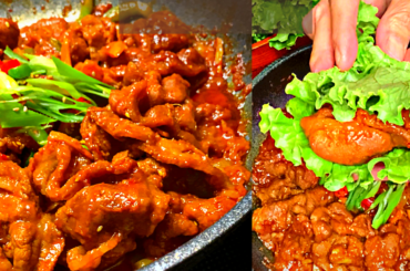 Homemade Spicy Korean Pork Bulgogi