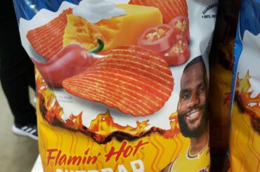 I don't know who they're trying to kid. But I'm pretty sure these are not spicy. Also doesn't help to put LeBron James face on the bag. nothing against him
