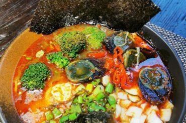 Sichuan beef ramen with ghost peppers because I woke up and chose violence