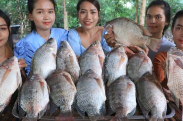 Amazing cooking fried fish spicy chili sauce recipe - stir fry fish