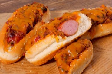 HOW TO MAKE CHILI CHEESE HOTDOGS #hotdog #chili #cheese #chilicheesehotdog