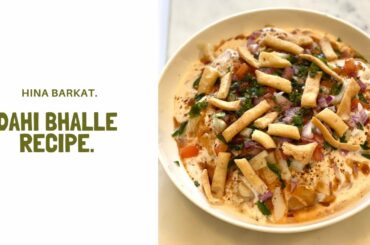 Dahi Bhalle Recipe | Appetizers | Pakistani Recipes | Moong & Maash Dal Bhalle | Hina Barkat.