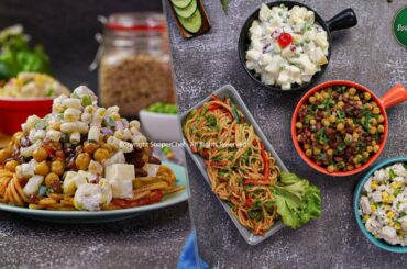 Salad Bar Recipes (Restaurant Style) by SooperChef | 4 Salad Recipes (Ramzan Special Recipes)