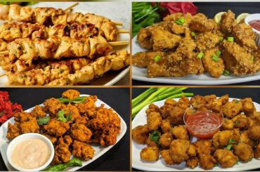4 Easy Chicken Snacks Recipes | Ramadan Special Recipes By Pakistani Mom In USA
