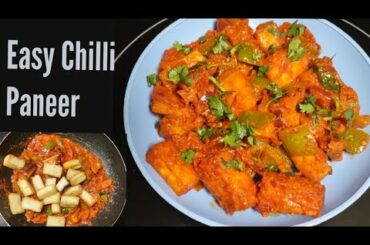 Simple Chili Paneer Recipe/Tawa Paneer/Veg Side dish for All