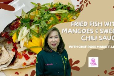 Fried Fish with Mangoes and Sweet Chili Sauce
