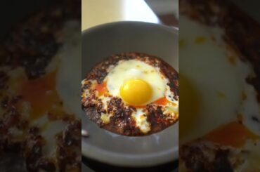 Chili Oil Breakfast HACK (Super Easy) #shorts