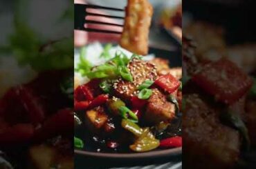 Vegan Sweet Chili Tofu | #shorts