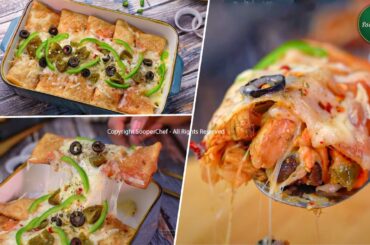 Cheesy Baked Rolls Recipe by SooperChef | Iftar Snacks | Ramzan Special Recipes