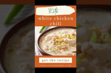 Easy white chicken chili recipe (keto-friendly)