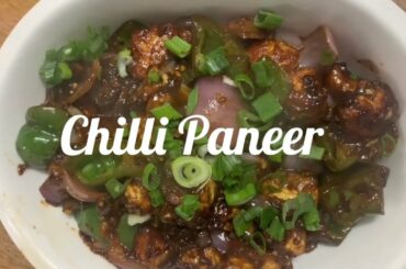 Chilli Paneer | Indo chinese recipe
