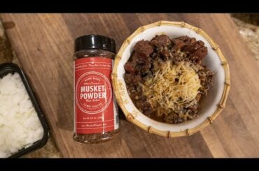 Musket Powder Venison Chili Recipe - Real no beans chili!