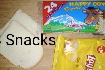 3 Easy Bread Snacks Recipes | Chili Cheese Toast | Lays Toast | Veg Toast | Eid Snacks | Iftar Snack