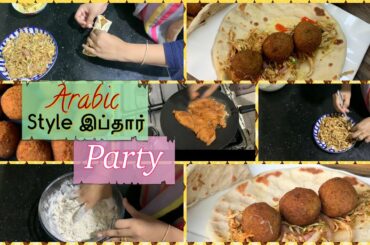 Arabic Dishes | Falafel Wrap with Hummus | Arabic Iftar Recipe