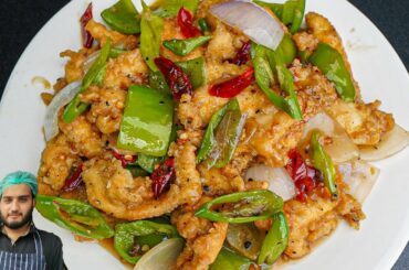 Chili Chicken in Black Pepper Sauce | Restaurant Style Spicy Chili Chicken