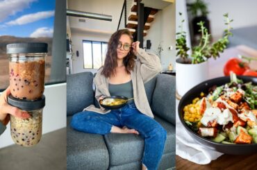 WHAT I EAT IN A DAY + NEW KITCHEN TOUR!