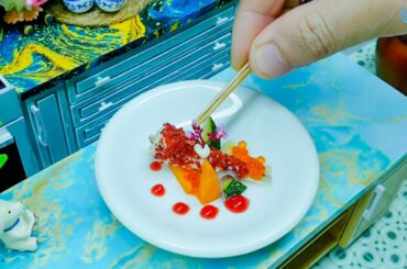 Miniature Steamed Anchovy With Chili Powder Served Pan Fried Carrots / ASMR Steamed Anchovy Recipes