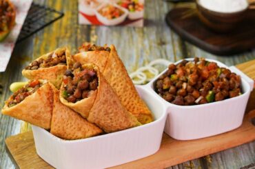 Cone Chana Chaat Recipe by SooperChef | Iftar Snacks | Ramzan Special Recipes