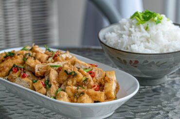 Vietnamese fried Tofu with Lemongrass and Chili Recipe - Vegan