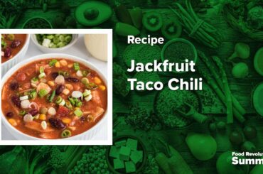 Jackfruit Taco Chili | Recipe of the Day | Slow-Cooker Chili w/ Vegan Cheese