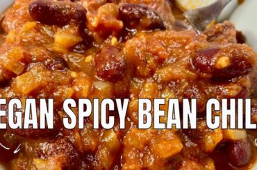 Spicy bean chilli/ how to make easy spicy bean chilli/ budget friendly recipes/ vegetarian chilli
