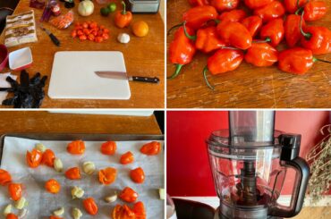 Homemade Habanero Hot Sauce Prep Done!