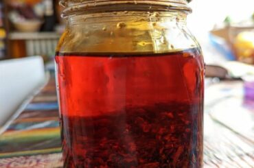 Love Spice? Try Chili Crisp! Here are a Couple Shots of the Finished Product From the First Batch I Made (one shaken!) [Will Take Pics Next Time While Making It]