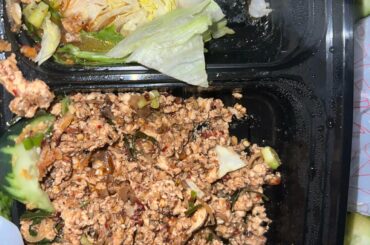 Larb Mae Jamla kicking my ass. I didn’t even request Thai spicy!