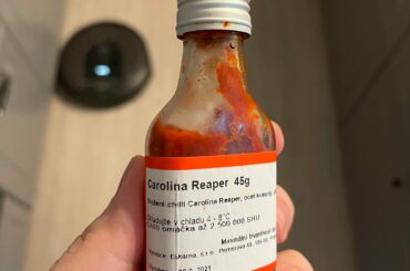 My new addiction. I live in Czech Republic and it’s damn hard to find real spicy things there.