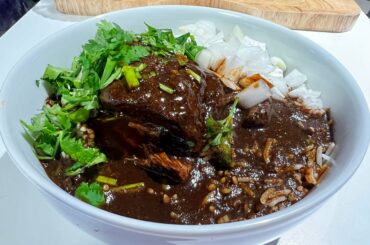 Birria: Spicy Edition. This one has ancho, guajillo, California, cayenne, and reaper chilies.