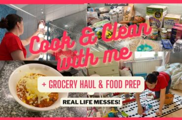 *NEW* COOK & CLEAN WITH ME :: GROCERY HAUL + FOOD PREP :: INSTANT POT RECIPE :: CLEANING MOTIVATION