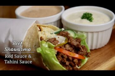 Beef Shawarma Recipe with Tahini Sauce