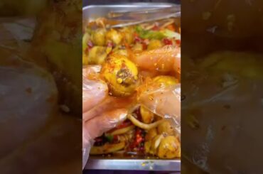 Yummy Yummy cooking eggs with chili very delicious #Shorts