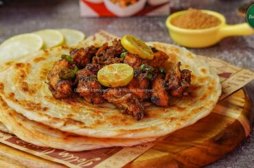 Chatpata Tawa Chicken with Lacha Paratha Recipe By SoopefChef