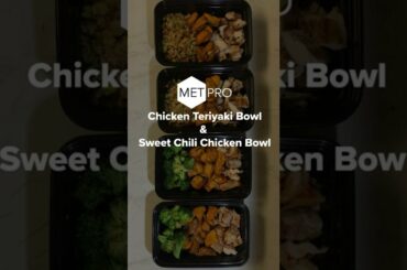 Meal Prep Chicken Bowl Recipes - Teriyaki and Sweet Chili