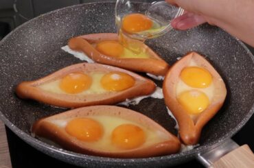 Easy, Practical and Delicious BREAKFAST Recipe in 5 minutes. For all Egg lovers.